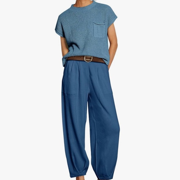 Pants - Efan 2 piece spring sweater top and pants size s